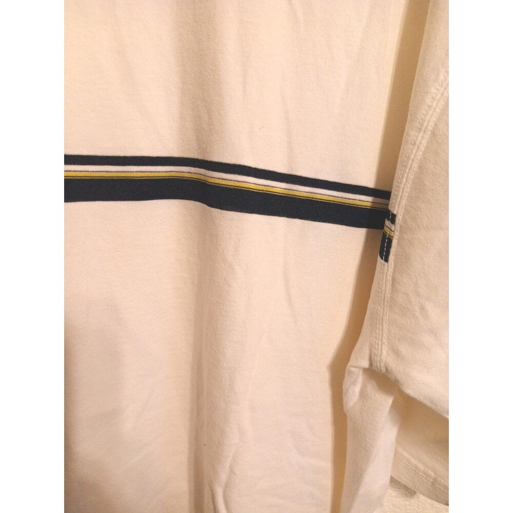 QuikSilver T Shirt Men Beige V Neck XL Short Sleeve - Picture 7 of 8